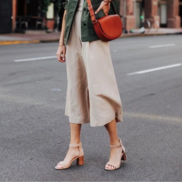 Banana Republic Linen wide leg crop - Picture 3 of 6